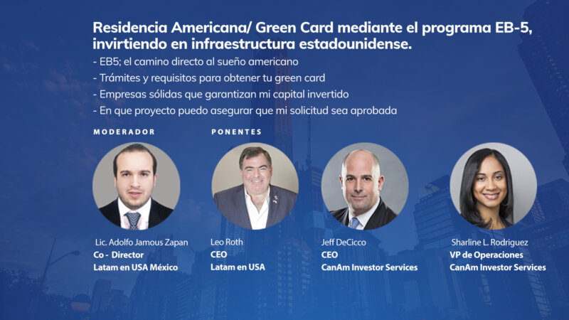 Residencia Americana/ Green Card mediante el programa EB-5, invirtiendo en infraestructura estadounidense